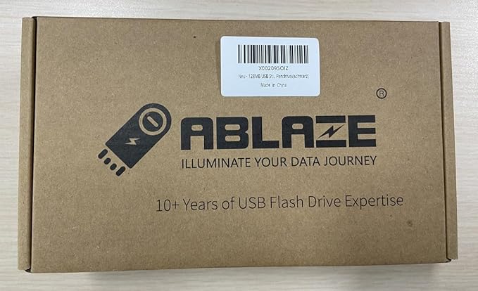 (Not 128GB) ABLAZE 128MB USB Flash Drive 100 Pack, USB 2.0 Thumb Drives Bulk Memory Sticks Pendrives 100PCS (Black)