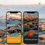 for iPhone 11/iPhone xr Privacy Colorful Screen Protector - Privacy screen,Anti-Blue Light,Anti-Glare,Anti-Scratch,Filter Screen Ultraviolet Colorful Screen Protector