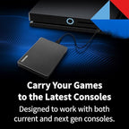 Toshiba Canvio Gaming 4TB Portable External Hard Drive USB 3.0, Black for PlayStation, Xbox, PC & Mac - HDTX140XK3CA