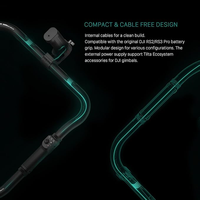 Tilta Basic Ring Grip Plus Control Kit Compatible with DJI Ronin RS2, RS 3 Pro, and RS 4/4 Pro | Wireless Control Handle | Improved Stability, Movement & Flexibility | Aluminum Alloy |