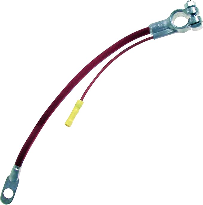 Sherco-Auto Red 78" Inch 4 Gauge Top Post Battery Cable with Auxiliary Lead - Made in USA
