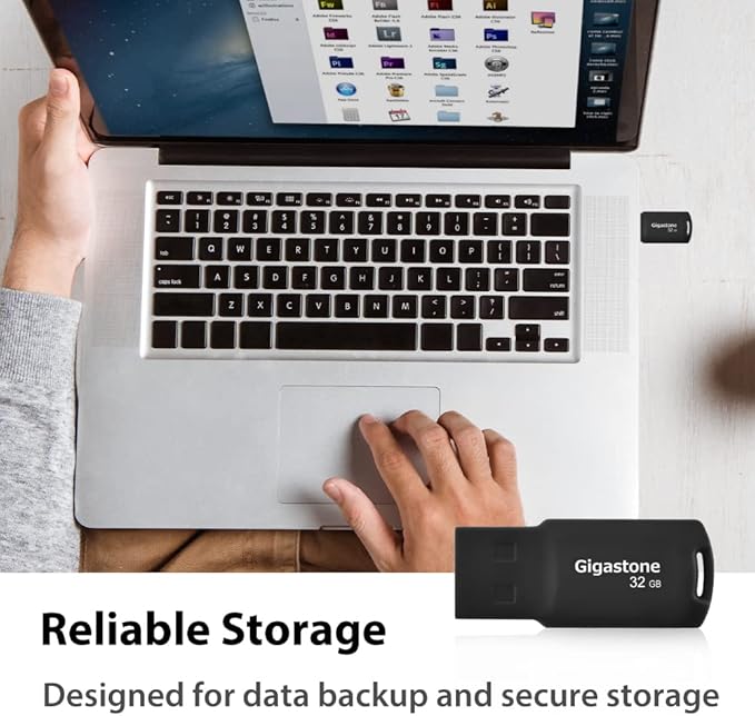 GIGASTONE V70 32GB USB 2.0 Flash Drive Thumb Drive Memory Stick Pen Drive Capless Design Pen Drive