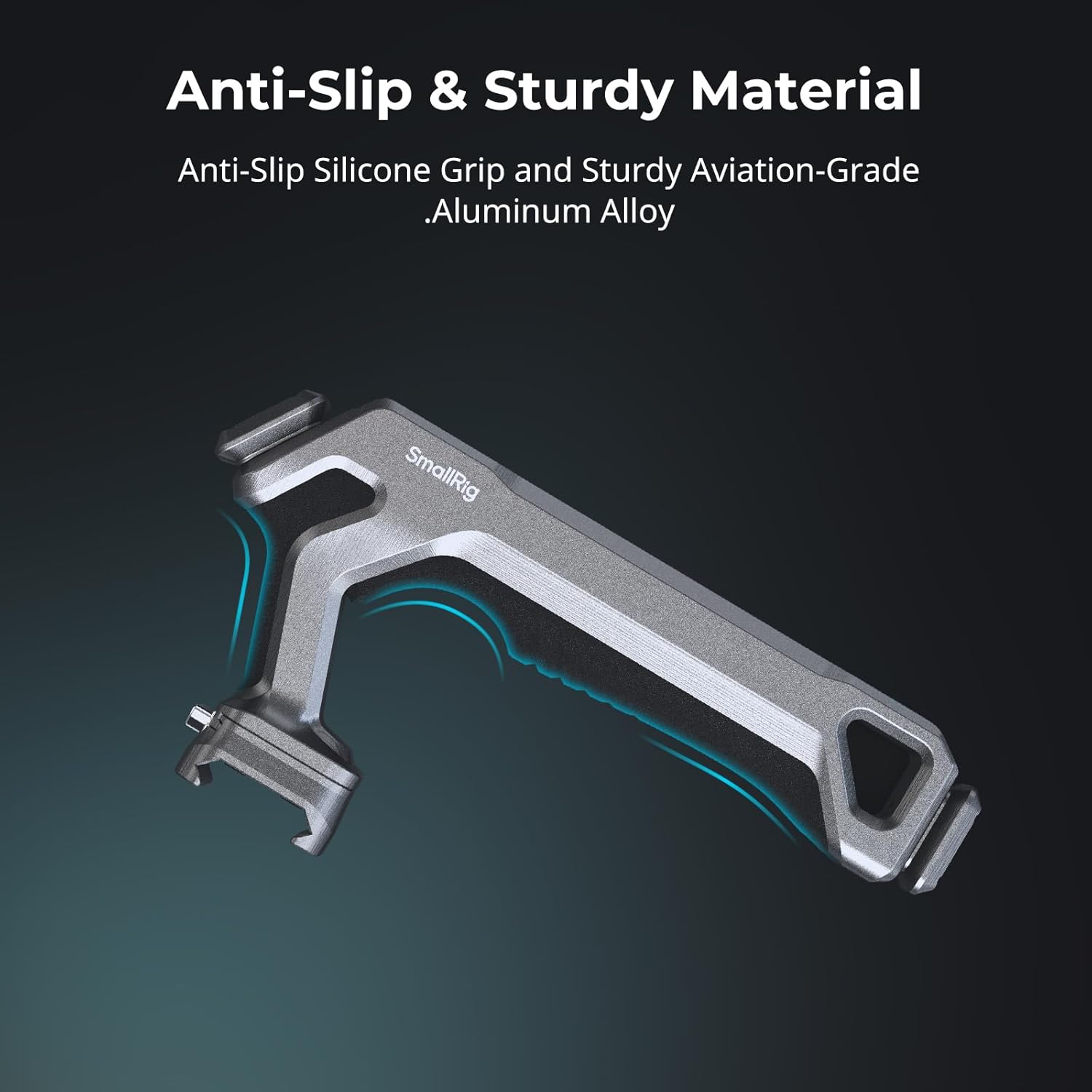 SmallRig Quick Release Top Handle with Quick Release Slider, Two-Way Smooth Installation, Ergonomic Design, 15kg Max. Load, Built-in Multiple Mounting Points, HawkLock H21-4483