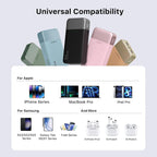 20000mAh Power Bank Portable Charger, 35W PD 3.0 QC 4.0 Fast Charging Phone Charger with LED Display, Travel Battery Pack 2 USB C 2 USB A Ports for iPhone 16/15/14 Series, Galaxy, iPad