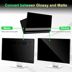 [2 Pack] 22 Inch Computer Privacy Screen Filter for 16:10 Aspect Ratio, Eye Protection, Anti-Glare, Anti-Blue Light Computer Monitor Privacy Filter, Removable Anti-Scratch 22in Protector Film