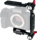 SY38 Camera Quick Release Foldable Half Cage,Camera Cage Compatible with SY22 SY38 SY50 Quick Release System,Compatible Arca and 38mm 50mm Bayonet and Tripod on The Market,V3802