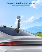 Suction Cup Mount for Car Camera Mounts for Go Pro Car Mount Windshield Mount Phone Holder for Insta 360 Accessories