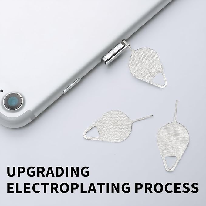 16 PCS Sim Card Removal Tool, Sim Ejector Tool, Comes with 50 Pieces of Mobile Phone Dust Plugs Type-C Data Plugs, Small and Portable, Available for All Mobile Phones