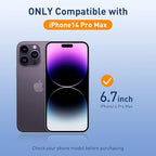 [Auto Alignment Kit] for iPhone 14 Pro Max Screen Protector Blue Light [6.7 inch] Full Coverage Dynamic Island Compatible, Anti Glare Anti Blue Light Tempered Glass Film, Case Friendly,2 Pack