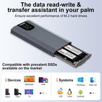 MAIWO Dual NVMe Clone SSD Enclosure, USB3.2 GEN2X2 10Gbps,Support AHCI to NVMe Clone, M.2 Duplicator Cloner for SSDs Sizes 2230/2242/2260/2280 with Indicator Light