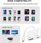 Apple MFi Certified Lightning to HDMI Digital AV Adapter 1080P HD Video HDMI Sync Screen Connector Cable with Charging Port Compatible with iPhone 14/13/12/11/ X/ 8/7/ iPad on HDTV/Projector/Monitor