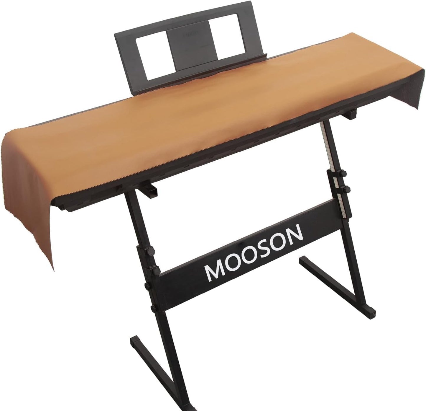 Keyboard Piano Cover, Digital Piano Dust Cover, Light Luxury Soft and Premium Surface, Thickening Electronic Organ Covering Keyboard Update Encasement (Brown)