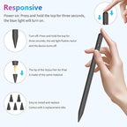 Stylus Pen for iPad 10th 9th 8th 7th 6th Generation, 15Mins Fast Charge for Apple iPad Pencil with Pencil Holder, for iPad Pro 11/12.9 inch, for iPad Air 5th/4th/3th Gen, for iPad mini 6th/5th Gen