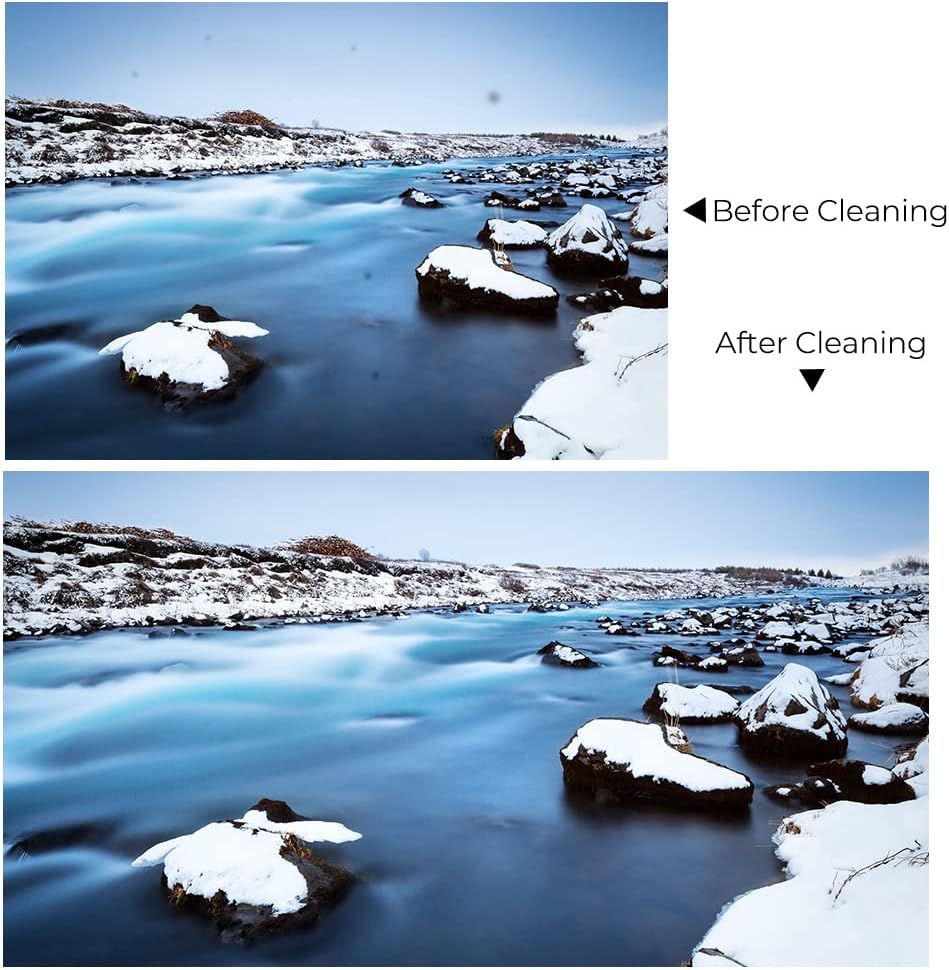 K&F Concept Full Frame Sensor Cleaning Kit - 16pcs Sensor Cleaning Swabs, 20ml Sensor Cleaner & Gloves, Cameras Lens Cleaning Kit Compatible with Sony Nikon Canon FF CCD CMOS Sensors