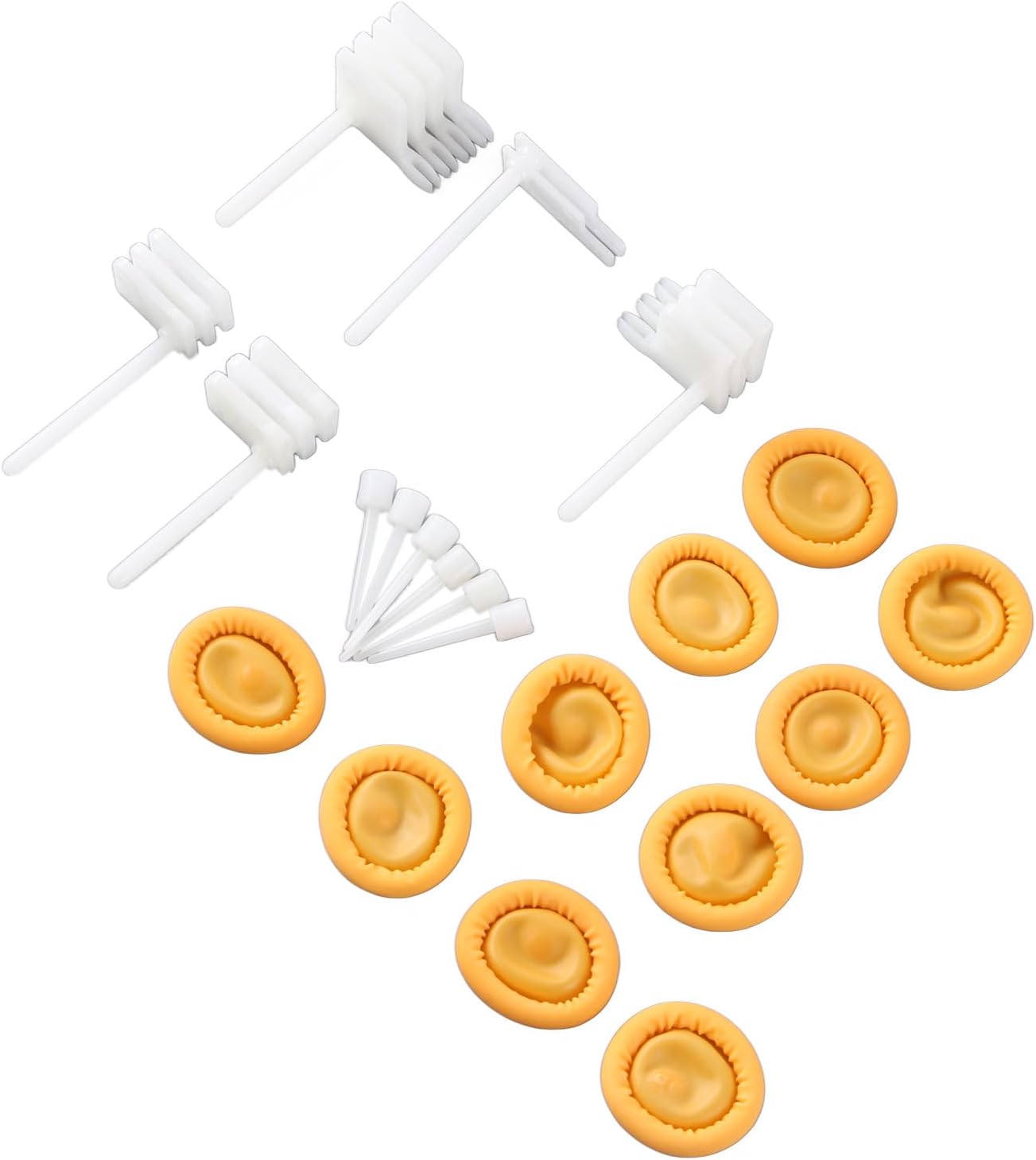 21 Pcs Hard Drive Head Replacement Comb Set, HDD Data Recovery Tool Kit with ABS Magnetic Head Repair Combs for Secure Fixation 104 123 203 302 403