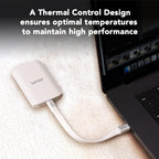 Lexar 2TB ES5 Magnetic External SSD, Up to 2000MB/s, Compatible w/MagSafe, USB-C Smartphones, iPhone 15/16 or Above, PC, Mac, Supports Apple ProRes & Samsung Pro Video, Silver (LES5XXX002T-RNWNU)