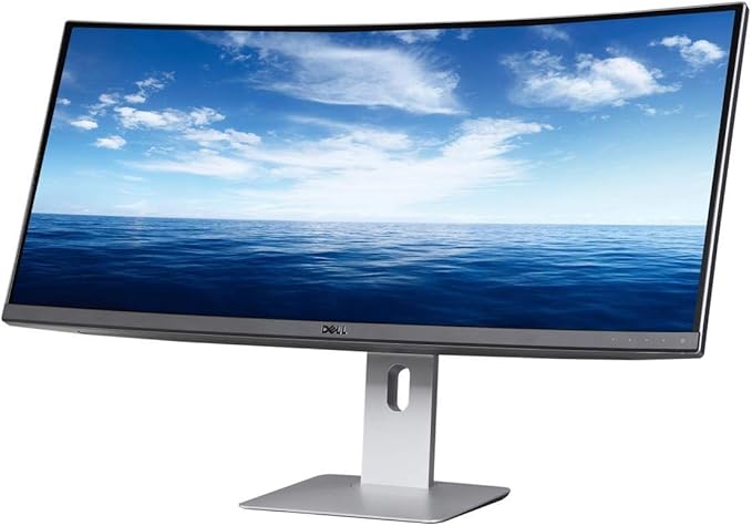 Dell U3419w Ultrasharp 34-Inch WQHD (3440x1440) Curved IPS USB-C Monitor, Black