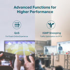 TP-Link TL-SG105MPE | Easy Smart Managed | 4 PoE+ Ports @120W, w/ 1 Uplink Gigabit Port | QoS, Vlan, IGMP & LAG | Fanless | PoE Auto Recovery | 3 Year Protection