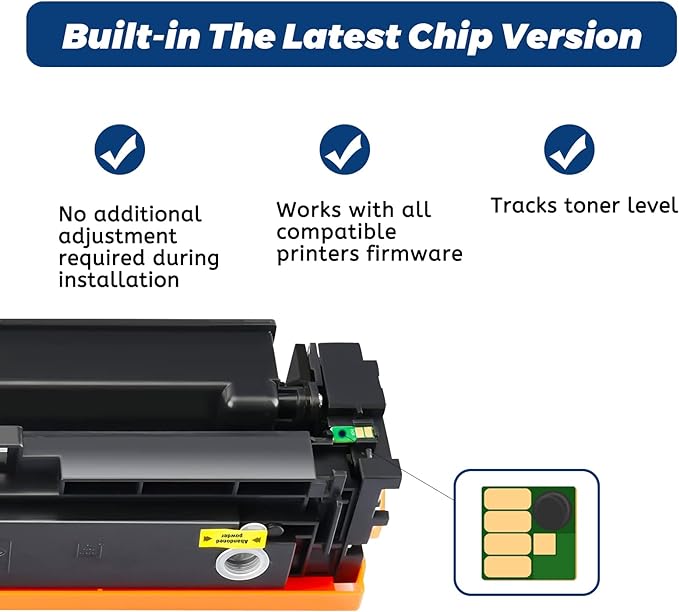 045 MF632Cdw Toner Cartridge,Replacement for Canon 045H CRG-045 for Color ImageCLASS MF634Cdw LBP612Cdw LBP613Cdw MF632 MF634 Series Printer Tray,No Fading,No Streak,Black Cyan Yellow Magenta 4 Pack