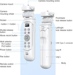 AODELAN for Nikon Camera Tripod with Rechargeable Wireless Shutter Release,Shooting Grip Remote Control Handle for P1000,P950,B600,A1000,Z6 II,Z30,Z50,Z5,Z7 II,Z fc,Z f,Z6 III,Z50 II,P1100,Z5II(White)