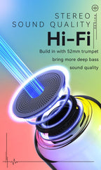 Generic Aura-Sync Surround Color Deep Bass Speaker, Small, Brown