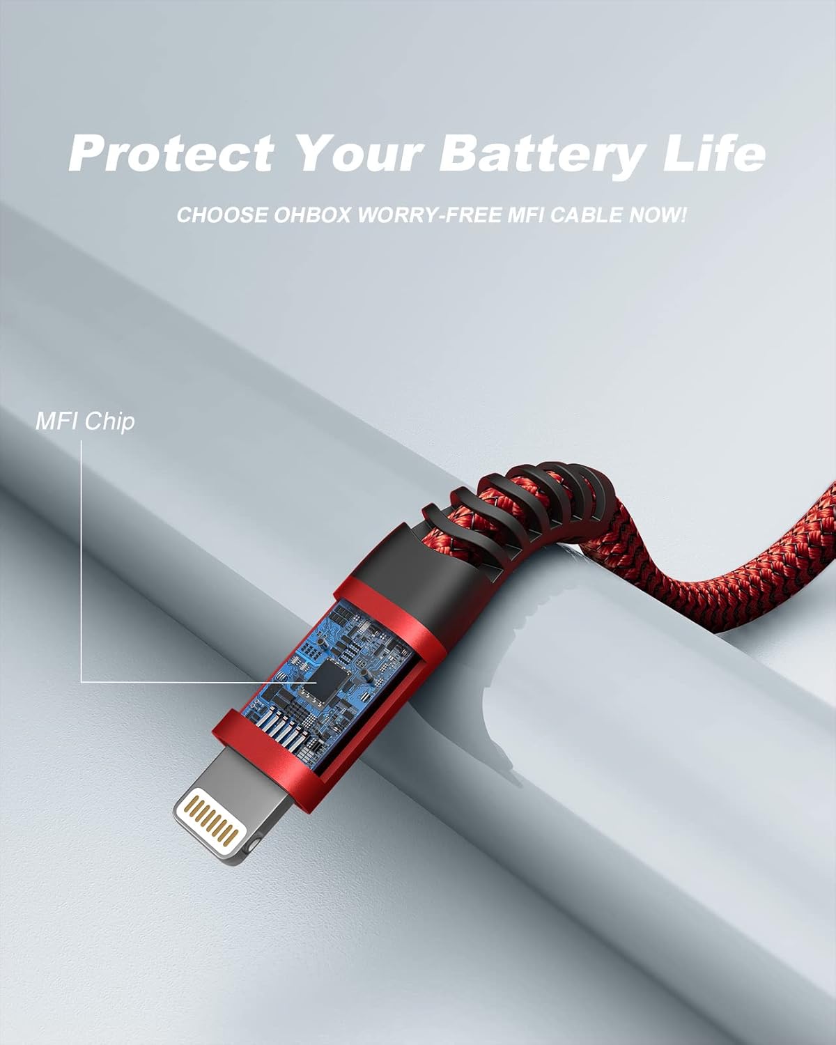 ohbox 6FT USB C to Lightning Cable 2Pack iPhone Fast Charger Cable Type C iPhone Charging Cord Compatible with iPhone 14 13 12 11 Pro Max XR XS X 8 Plus SE iPad