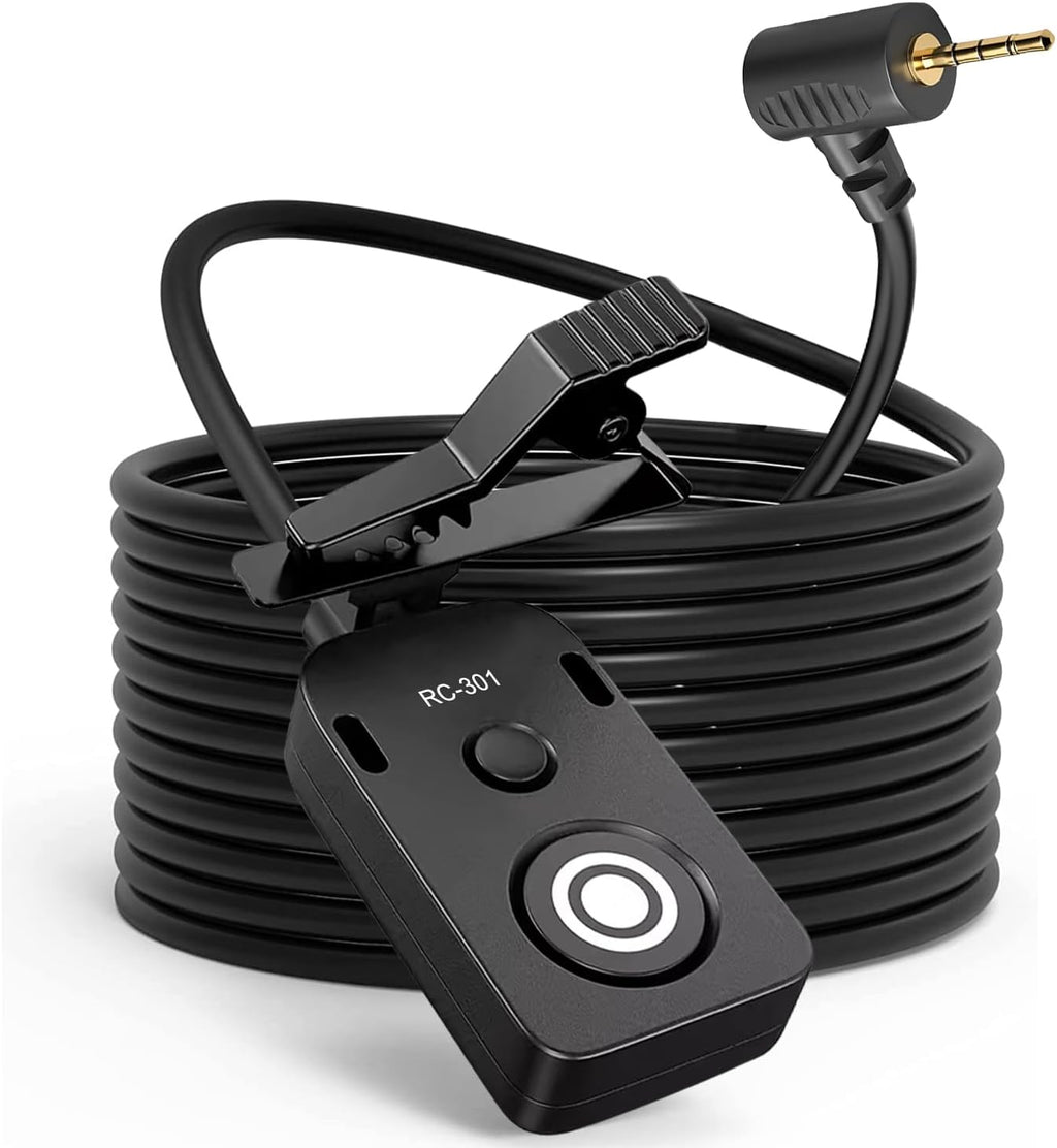 for Panasonic Cable RC301-L1 Remote Camera Small Shutter Release Remote Control 196.8 "Extended Cable Remote Wired Button GH3 GH4 GH5 GH6 S5 S5II G85 G9 GXL S1R -114(RC301-L1 GH 196.8in/5m)