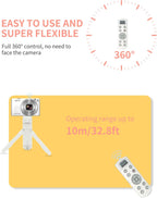 Hanpusen Rechargeable Camera Remote Control - Wireless Shutter Release with OLED Screen Compatible with Nikon Z6lll, Z30, Z50, Z50ll, Zfc, Zf,Z6II,Z7II,B600,P1000,P950；Replaces ML-L7