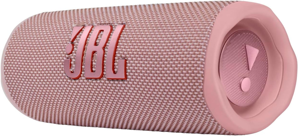 JBL Flip 6, Pink - Waterproof, Portable & Durable Bluetooth Speaker - Up to 12 Hours of Wireless Streaming - Includes Noise-Canceling Speakerphone, Voice Assistant Connect+