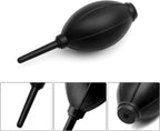Silicone Soft Tip Manual Air Blower,Dust Cleaner for DSLR,Camera Lens,Camera Sensor,LCD,Keyboard,Watch,Coffee Machine,Cleaning Air Blower (Long+Short Nozzle)