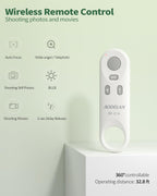 Camera Remote Control for Canon - Aodelan Wireless Shutter Release Trigger for R3/ R10/ M50/ EOS M6 Mark II/R/RP /90D /6D Mark II /R5/T7i /G5 X Mark II /G7 X Mark III; Replaces Canon BR-E1