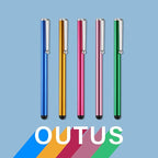 Outus 130 Pcs Stylus Pens for Touch Screens Universal Slim Capacitive Stylus Digital Pen Compatible with Phone, Android, Phone, Tablet, Most Devices with Capacitive Touch Screen, 10 Colors