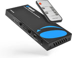 OREI 4K HDMI Matrix Switch 2 X 2, Switcher 18G UltraHD Supports Upto 4K @ 60Hz & 1080P IR EDID HDCP 2.- Remote Control (UHDS-202)