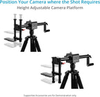 PROAIM Tango 360° Camera Rotating Dutch Angle Rig for DSLR Cameras. Height Adjustable. Payload up to 2.27kg/5lb. (P-TNGO-01)