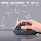 ELECOM Wireless Ergonomic Shape Mouse, 2.4GHz with Mini USB Receiver, Silent Click, Right Hand 2000DPI, 5 Buttons, Optocal Sensor, Compatible with PC, Mac, Laptop, EX-G, Lsize Black (M-XGL30DBSKBK)