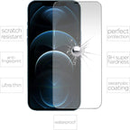 iPhone 12 Pro Max Tempered Glass Screen Protector [3 Pack]
