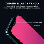 EGKimBa compatible with iPhone 14 Plus or iPhone 13 Pro Max Privacy Screen Protector, 6.7 inch Gradient Colorful Electroplated Anti-Spy Anti-Blue Light Easy Installation Tempered Glass