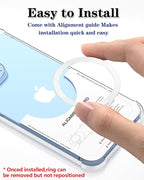 Metal Rings 6PCS,Ultra-Thin(0.4mm) for MagSafe Sticker,Magnetic Adapter,Phone Cases & Wireless Charger,Compatible with iPhone 16/15/14/13/12,Galaxy S24/S23/S22/Kindle,for Mag Safe Accessories