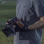 Tilta Advanced Left Side Wooden Handle (NATO Rail - Type VIII) | Black Walnut Wood & Aluminum Alloy Build | Quick Release Button