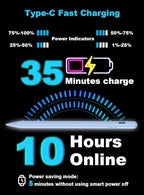 Stylus Pen for Android Tablet/Phone Pom Tips Fast Charge Stylus Pen for iPhone Magnetic Active Pencil Compatible with Samsung A9+, iPhone, Lenovo and Other Android Smartphone and Tablet Devices-Blue