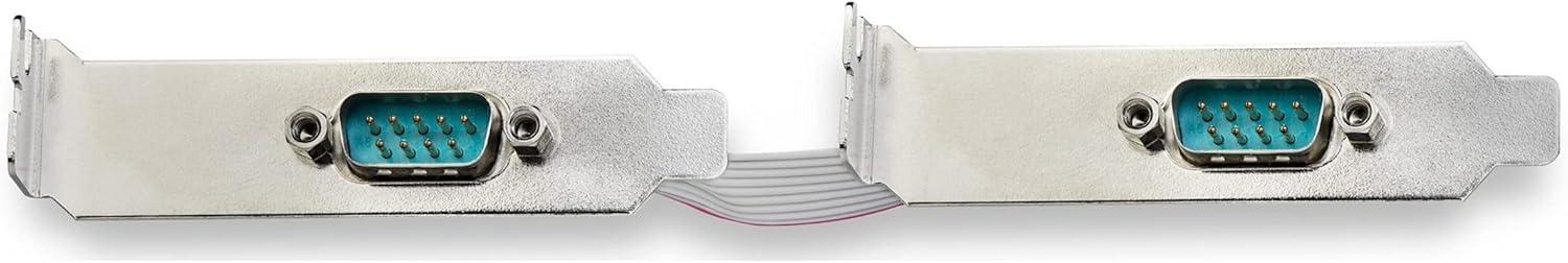 StarTech.com 2-port PCI Express RS232 Serial Adapter Card - PCIe RS232 Serial Host Controller Card - PCIe to Serial DB9 - 16950 UART - Low Profile Expansion Card - Windows & Linux , TAA (PEX2S953LP)