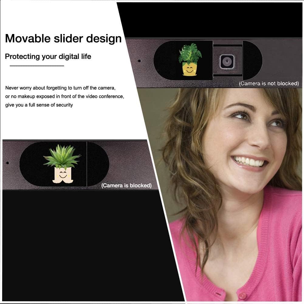 Laptop Camera Cover Slide (3 Pack),Thin Web Camera Cover for Laptop, Desktop, PC,MacBook Pro, MacBook Air, iPad, iMac, Tablet,Protecting Your Privacy Security Camera Blocker Slider (Green)