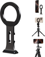 elitehood Aluminum Magsafe Tripod Phone Mount, Compact Phone Holder for Tripod with Arca Swiss Quick Release Plate & 1/4" Screw Adapter, Magnetic iPhone Mount Accessories Fit iPhone 16 15 14 13 Series