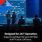 Toshiba N300 PRO 10TB Large-Sized Business NAS (up to 24 Bays) 3.5-Inch Internal Hard Drive - Up to 300 TB/Year Workload Rate CMR SATA 6 GB/s 7200 RPM 512 MB Cache - HDWG71AXZSTB