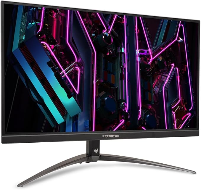 acer Predator XB273K 27" 4k Gaming Monitor | AMD FreeSync Premium | ZeroFrame Design | 160Hz Refresh | Up to 0.5ms Response | Height, Tilt, Swivel, Pivot Adjust | HDR 400 | 1 x DP 1.4 & 2 x HDMI 2.1