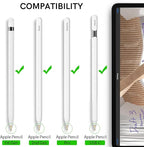 Delidigi 3 Pack Replacement Tips Compatible with Apple Pencil Pro/2nd Generation/1st Gen/USB C, Wear-Resistant iPencil Nibs Accessories Fine Point Precise Control Pen Like Tips