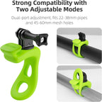 TELESIN Camera 360 Strap Mount Flexible Wrap Band Bike Motorcycle Handlebar Tube Roll Bar Stick Pole Ski Holder Accessories for GoPro Hero 13 12 11 10 Insta360 X5 DJI Osmo Nano Action 5 Pocket 3 AKASO