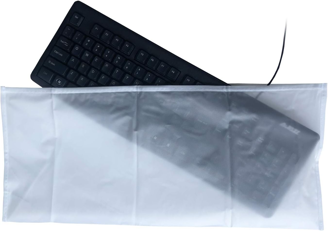 Keyboard Dust Cover, Universal PC Computer Desktop Keyboard Skin Protector Cover by SZBRO (20W x2H x9D)