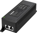 YuanLey Gigabit PoE Injector 60W, PoE++ Injector Converts Non-PoE to PoE++ Network, IEEE 802.3at/af, 10/100/1000Mbps PoE Adapter, Distances Up to 325 Feet, Plug & Play, Wall-Mounted