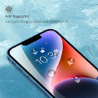 PERFECTSIGHT Screen Protector, HD Clear Tempered Glass, Anti Blue Light, Compatible with iPhone 14, 13 Pro & 13 (6.1 inch), 2.5D Curved Edge, 9H Hardness, Fingerprint Resistant, 1 Piece